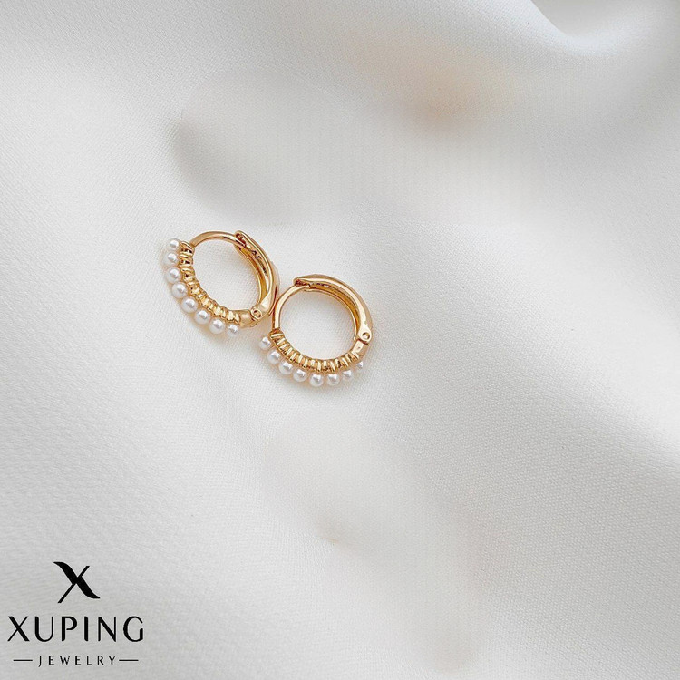 خرید گوشواره رینگ مرواریدی ژوپینگ