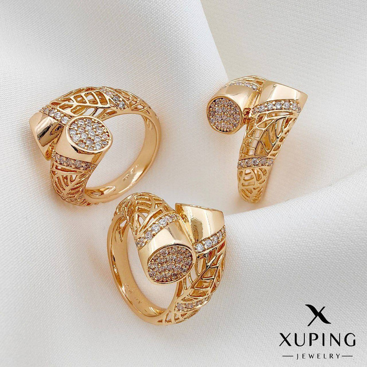 انگشتر نگیندار طرح طلا برند ژوپینگ