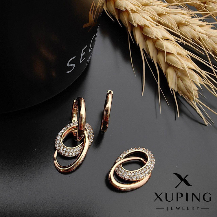 گوشواره طرح لوزی برند ژوپینگ