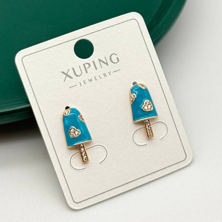 گوشواره میخی بستنی برند ژوپینگ