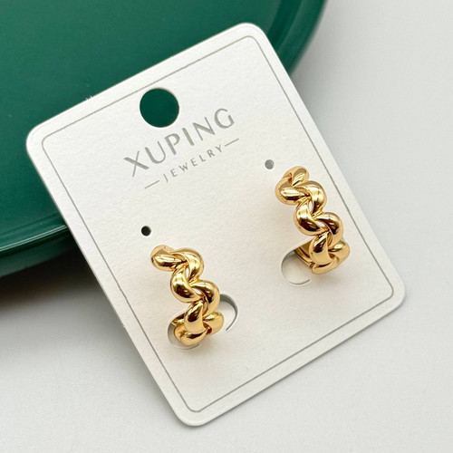 گوشواره حلقه ای طرح طلا برند ژوپینگ