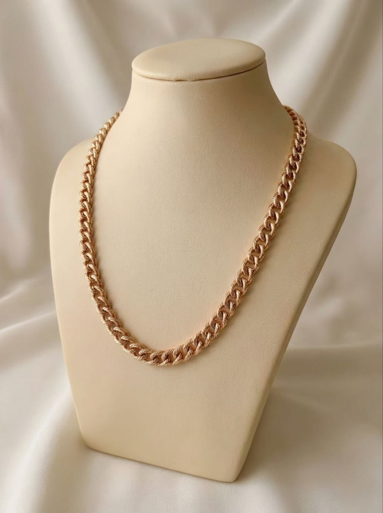 گردنبند زنجیری کارتیر بافت برند ژوپینگ