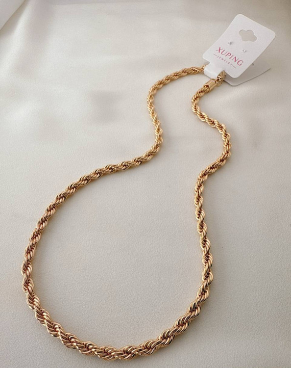 گردنبند طنابی طلایی برند ژوپینگ ضد حساسیت