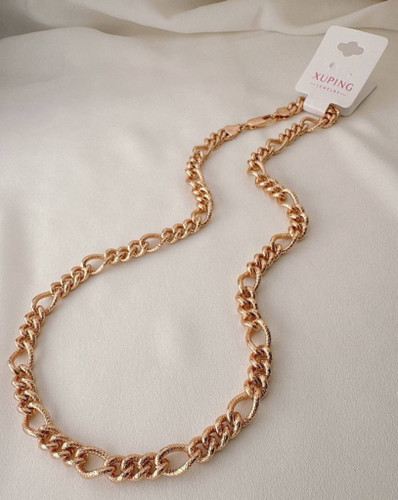 گردنبند زنجیری طلایی ژوپینگ طرح کارتیر