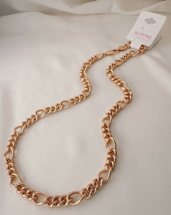 گردنبند زنجیری طلایی ژوپینگ طرح کارتیر