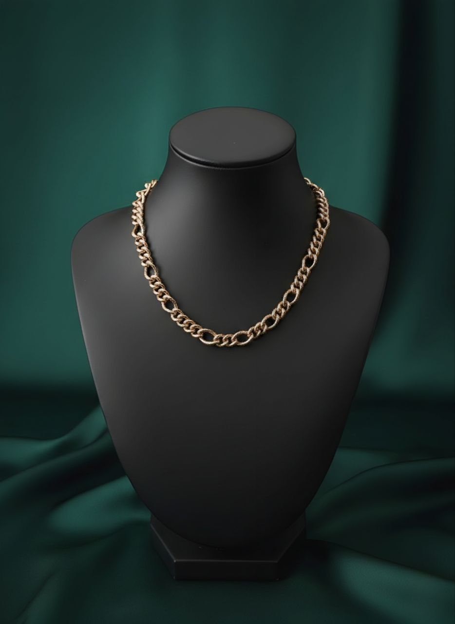 گردنبند زنجیری طلایی ژوپینگ طرح کارتیر