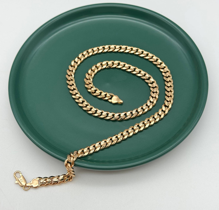 گردنبند طلایی برند ژوپینگ طرح کارتیر تخت