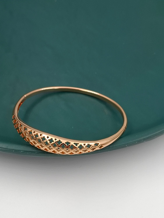 تکپوش طلایی برند ژوپینگ با طرح مشبک ظریف