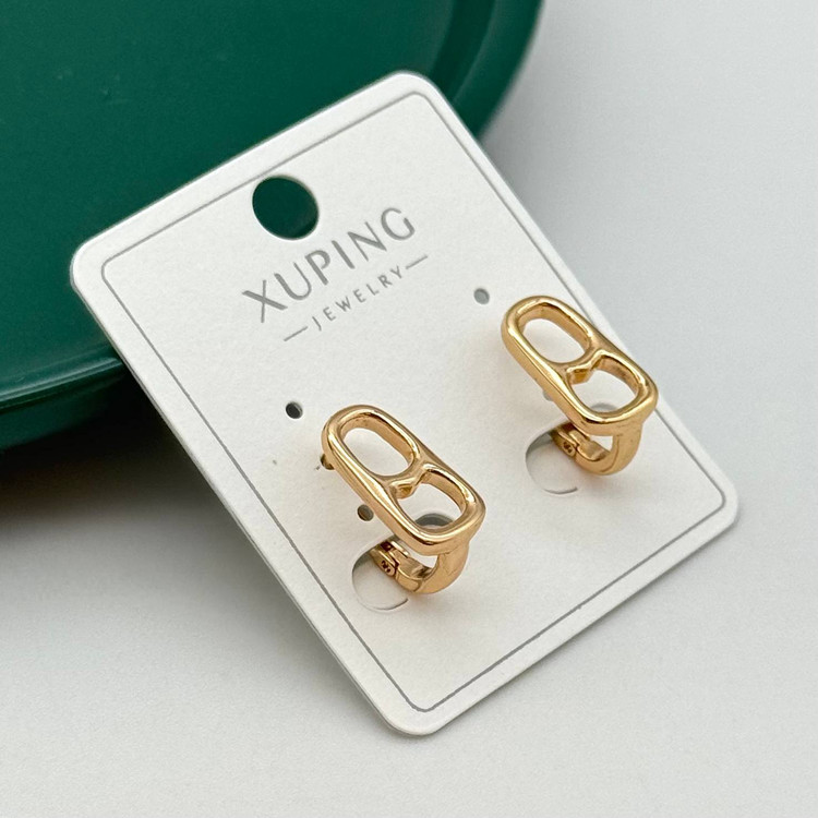 گوشواره طلایی ژوپینگ طرح ضامن قوطی نوشابه