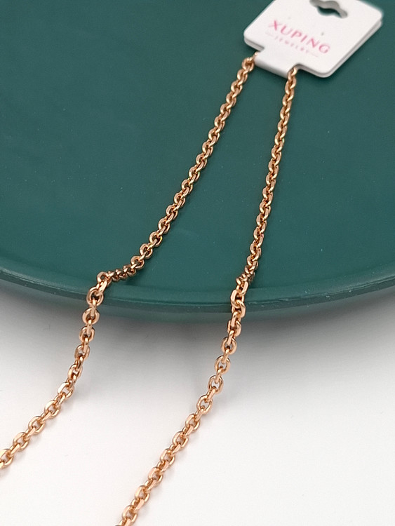 زنجیر ظریف ژوپینگ ضد حساسیت طرح حلقهای طلایی