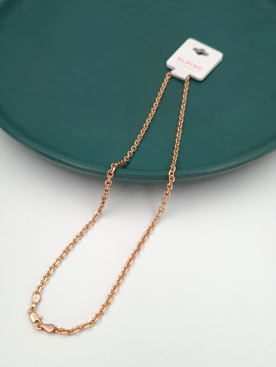 زنجیر ظریف ژوپینگ ضد حساسیت طرح حلقهای طلایی